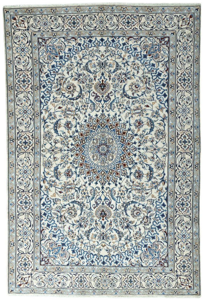 Nain Tappeto 290 x 190 Beige (Iran) Annodato A Mano