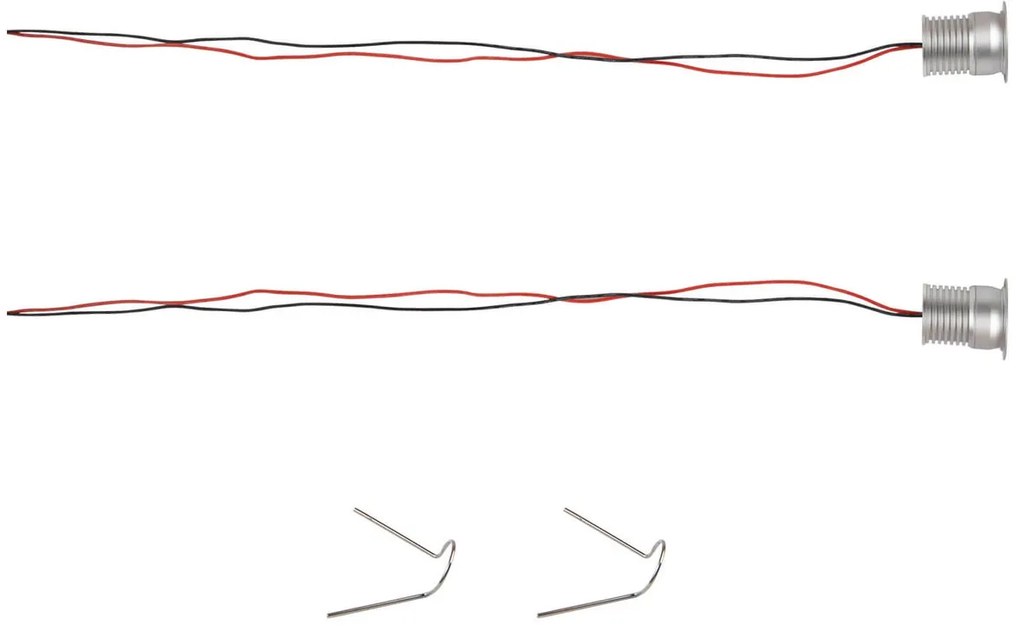 Kit 2 faretti Segnapasso 3W IP44 Colore Bianco Naturale 4.000K