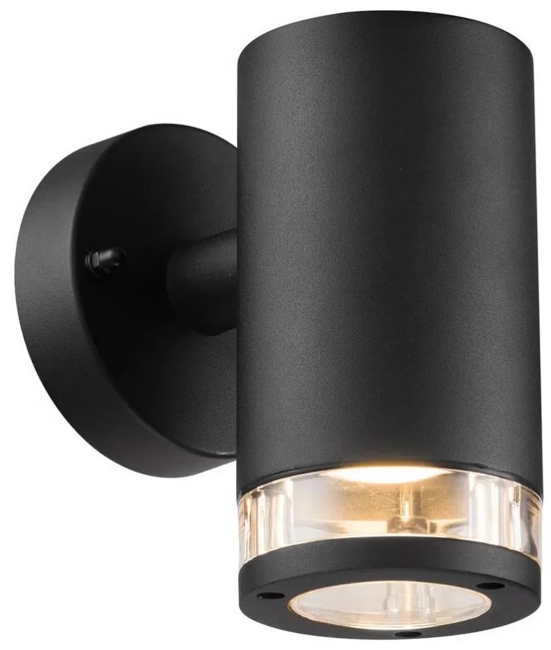 Nordlux - Applique da esterno BIRK 1xGU10/28W/230V IP44 nero