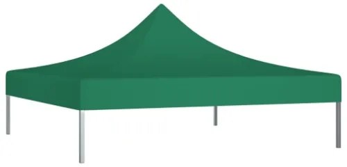 Tetto per Tendone per Feste 3x3 m Verde 270 g/m²