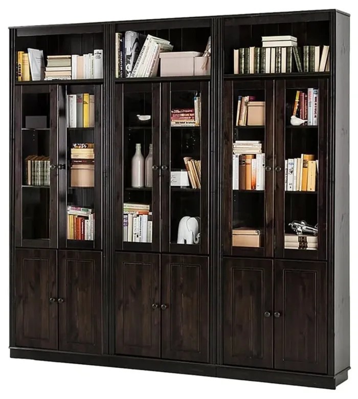 Vetrina in legno di pino marrone 518x223 cm Anita - Støraa