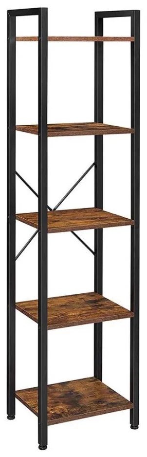 Libreria NAVARO marrone/nera