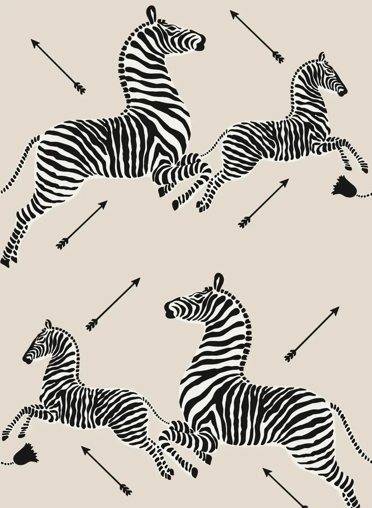 Jannelli & Volpi Carta da parati Zebras - 26003