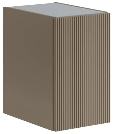 Armadietto bagno a terra Opera 1 anta P 45.5 x L 30 x H 50 cm laccato opaco nocciola