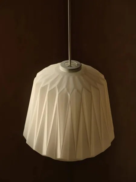 Nordlux - Lampadario a sospensione con cavo ELBIE 1xE27/15W/230V Ø 24 cm bianco