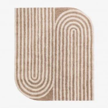 Tappeto in cotone (246x160 cm) Yasmiin Colori naturali - Sklum