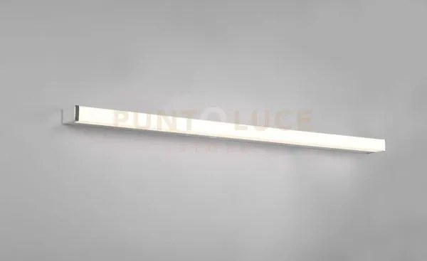 Fabio h2o applique da bagno led 20w 2500lm, 3000k cromo ip44 l. 120...