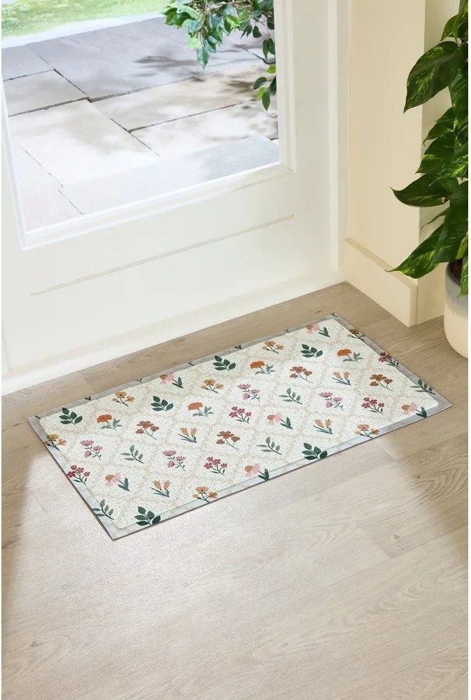 Zerbino in PVC 40x70 cm Vintage Floral Stamp – Artsy Doormats