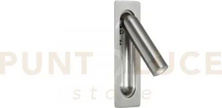 Applique a parete led ad incasso defoe orientabile nickel 3w 300lm ...