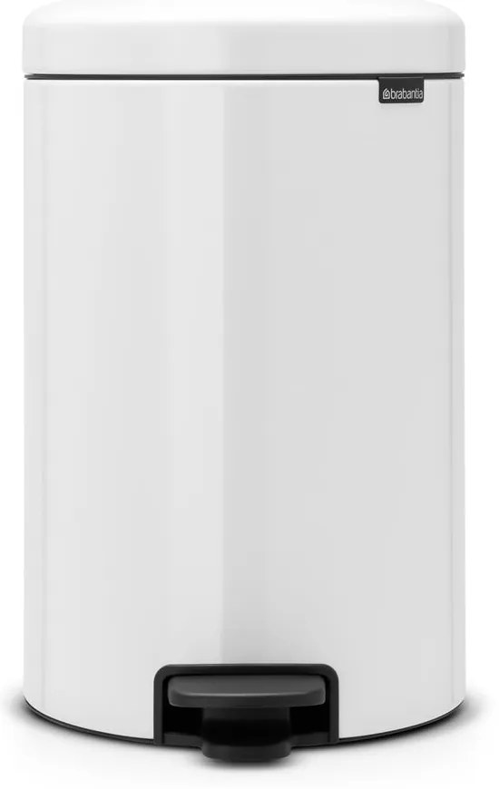 Bidone in acciaio bianco da 20 l NewIcon - Brabantia