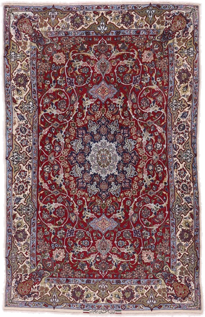 Isfahan Tappeto persiano 100 x 160 (Iran) Annodato A Mano