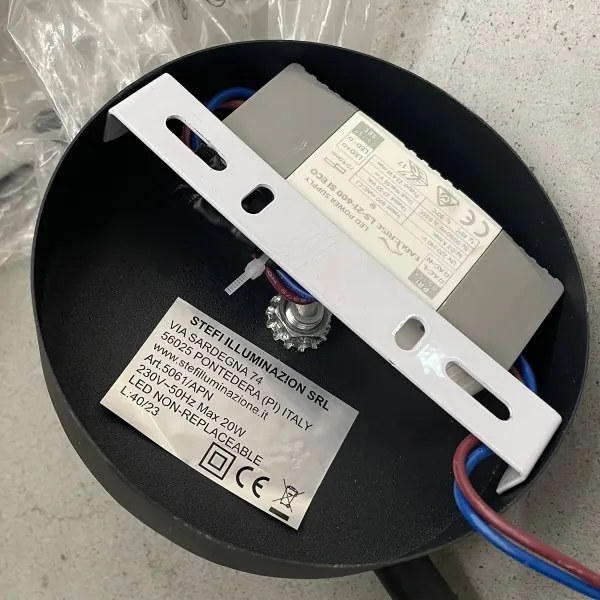 ONLI - Applique a LED TWIST LED/6W/230V 4000K nero