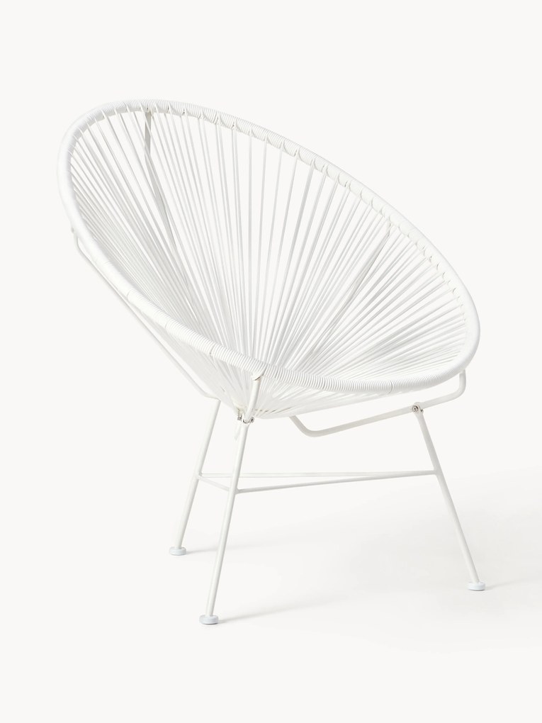 Poltrona lounge in plastica intrecciata Bahia