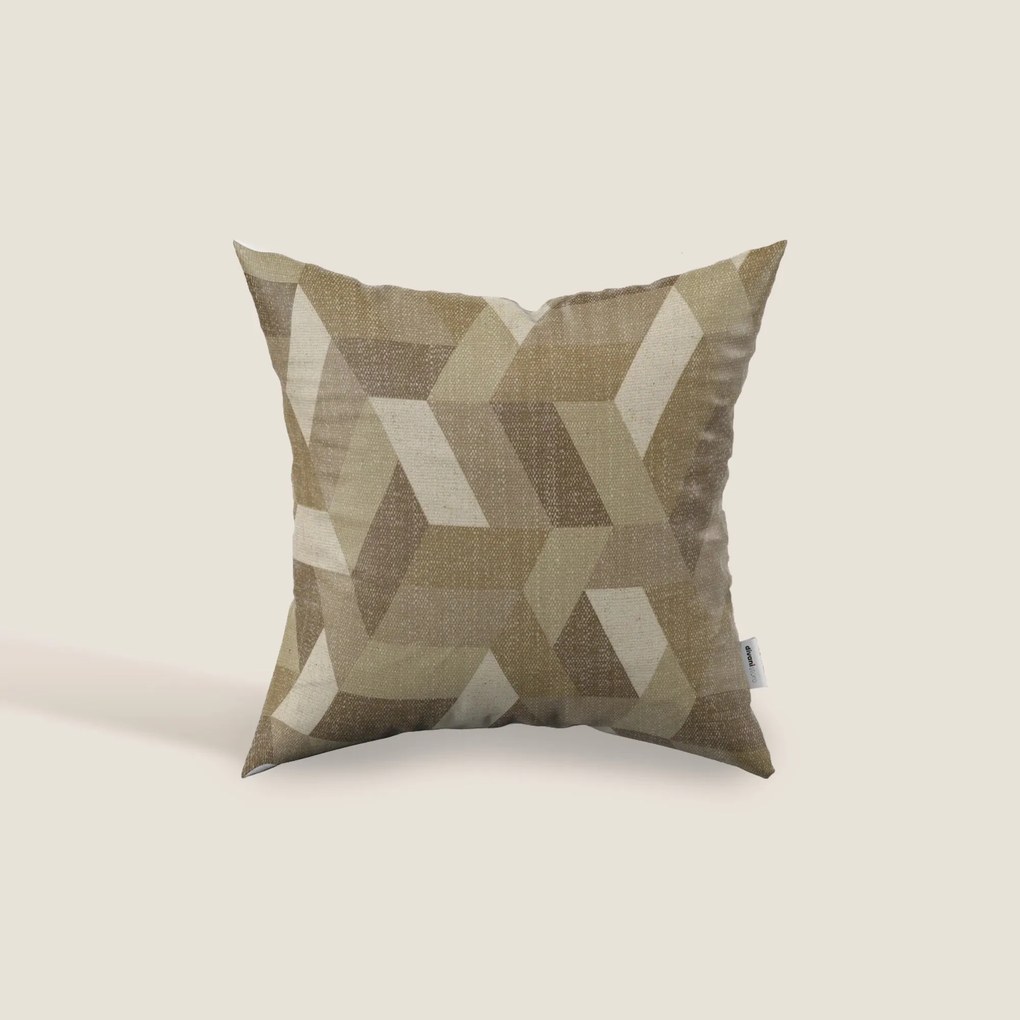Unreal cuscini a fantasia geometriche in tessuto idrorepellente disponibile in diverse colorazioni
