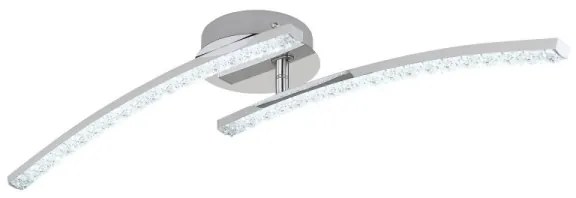 Globo 67169-12IP - Lampadario LED da parete per bagno JULES 2xLED/6W/230V IP44