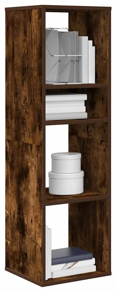 Libreria Rovere Fumo 34x31x112 Cm İn Legno Multistrato /
