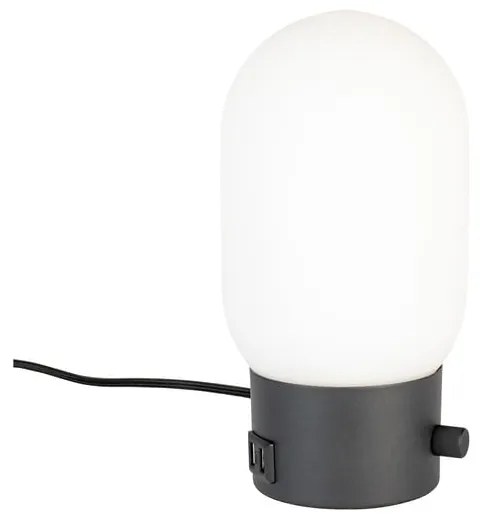 Lampada da tavolo con base nera Urban - Zuiver