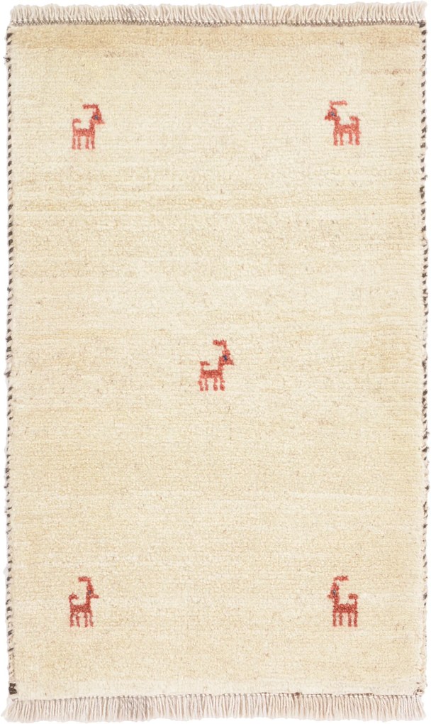 Gabbeh Tappeto 90x60 (Iran) Annodato A Mano