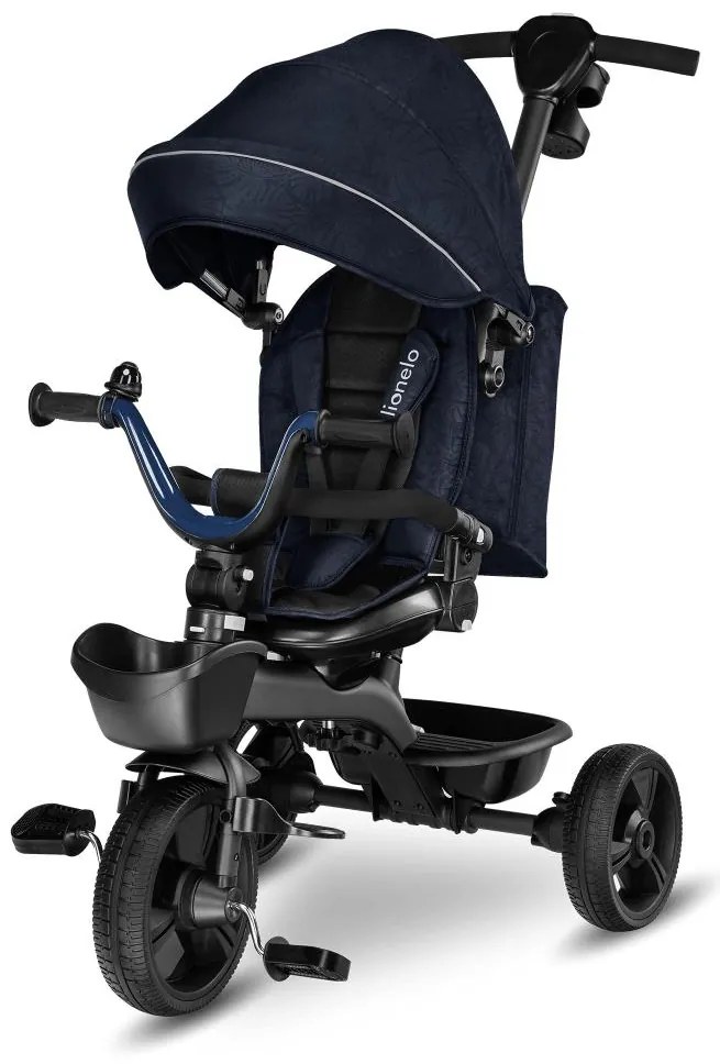 Lionelo - Triciclo KORI per bambini Blu navy