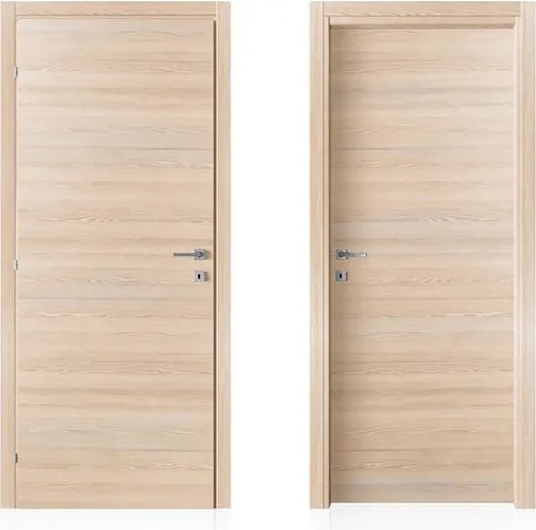 Porta interna a battente Desert in MDF colore rovere miele, L 80 x H 210 cm, apertura reversibile
