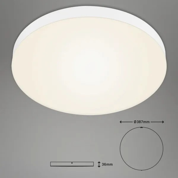 Briloner 7068-016-Plafoniera LED FLAME LED/24,5W/230V 3000K diametro 38 cm bianco