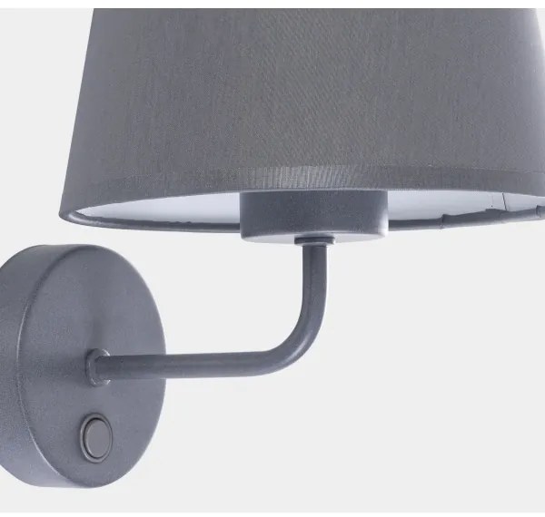 Applique MAJA 1xE27/15W/230V grigio