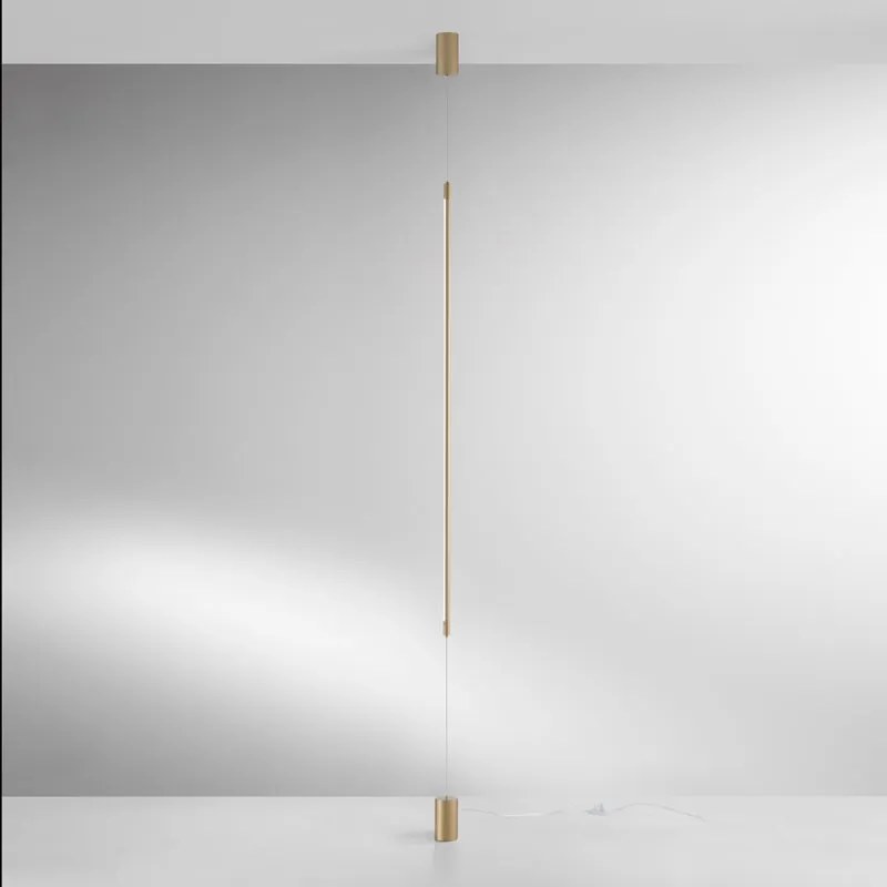 Lampada da terra Gravity dorato  H 140cm  1728 LUMEN