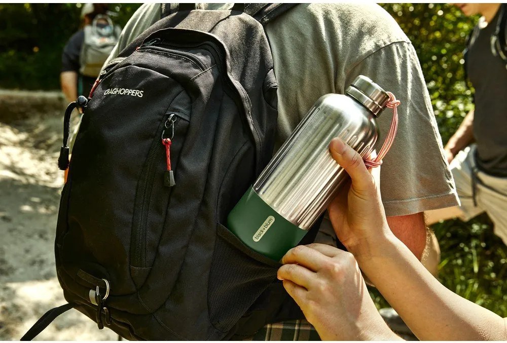 Bottiglia termica argentata in acciaio inox 850 ml Explorer – Black + Blum