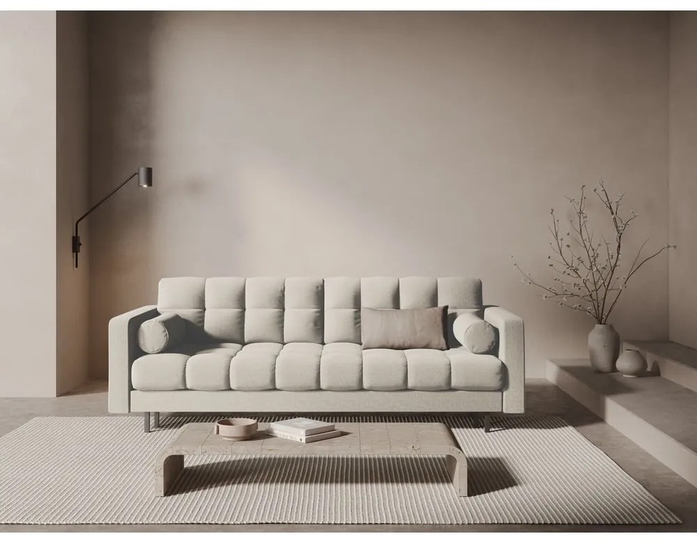 Divano color crema allungabile/con contenitore 222 cm Bali – Cosmopolitan Design