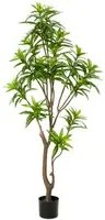 Emerald Albero di Dracaena Artificiale 155 cm Verde 437356