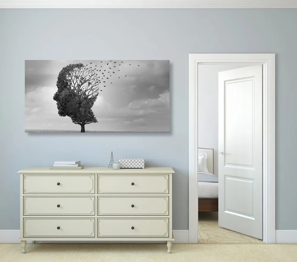 Quadro su tela – Albero in forma di volto