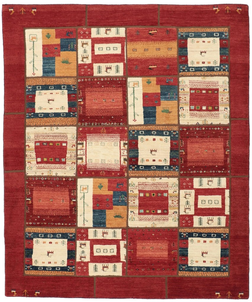 Gabbeh Tappeto persiano 210x240 (Iran) Annodato A Mano
