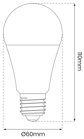Lampadina LED RGB dimmerabile A60 E27/8W/230V 2700-6500K Wi-Fi Tuya