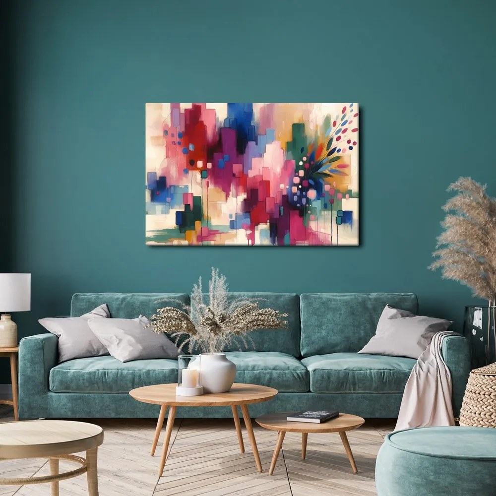 Quadro su tela – Astrazione multicolore