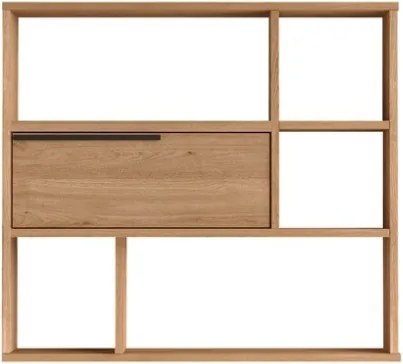 Mensola A Parete Con Anta Frontale E Vani A Giorno Design Moderno Ocean Legno