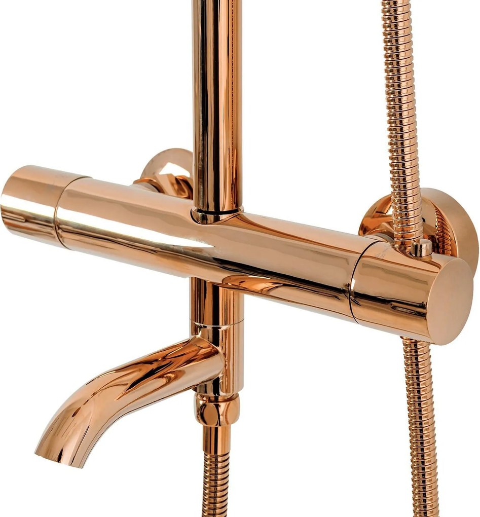 Set doccia con termostato REA Lungo Copper