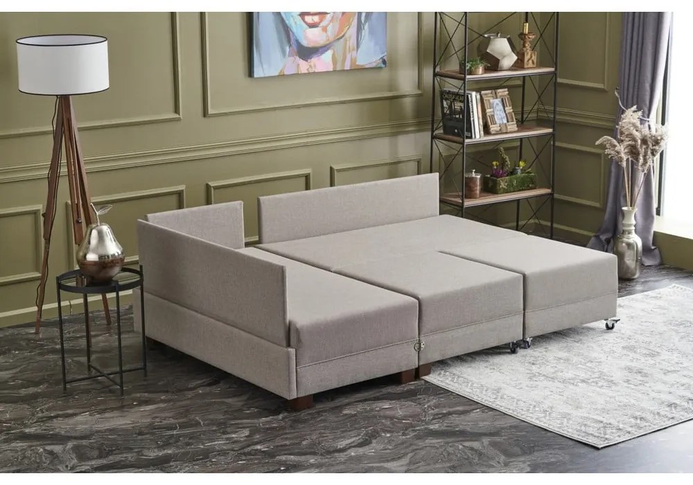 Divano angolare beige (angolo sinistro) Fly - Balcab Home
