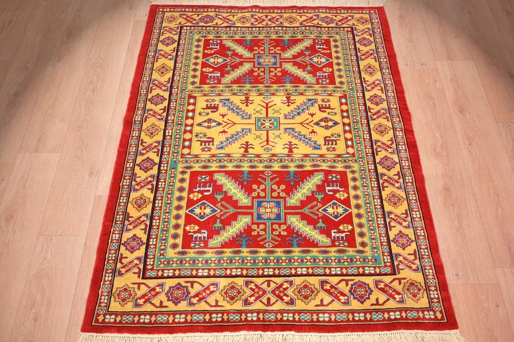 Kazak Tappeto 190 x 130 (Iran) Annodato A Mano