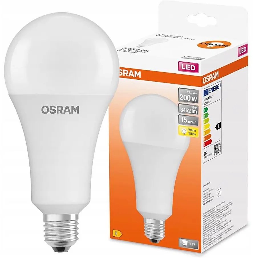 Lampadina LED STAR E27/24,9W/230V 2700K - Osram