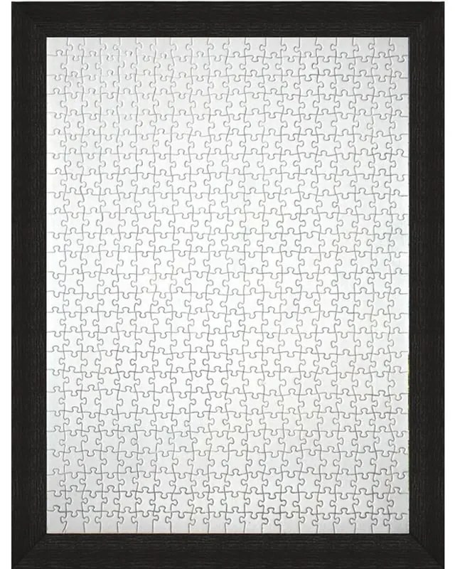 Cornice per puzzle nero lucido per foto da 100x140 cm