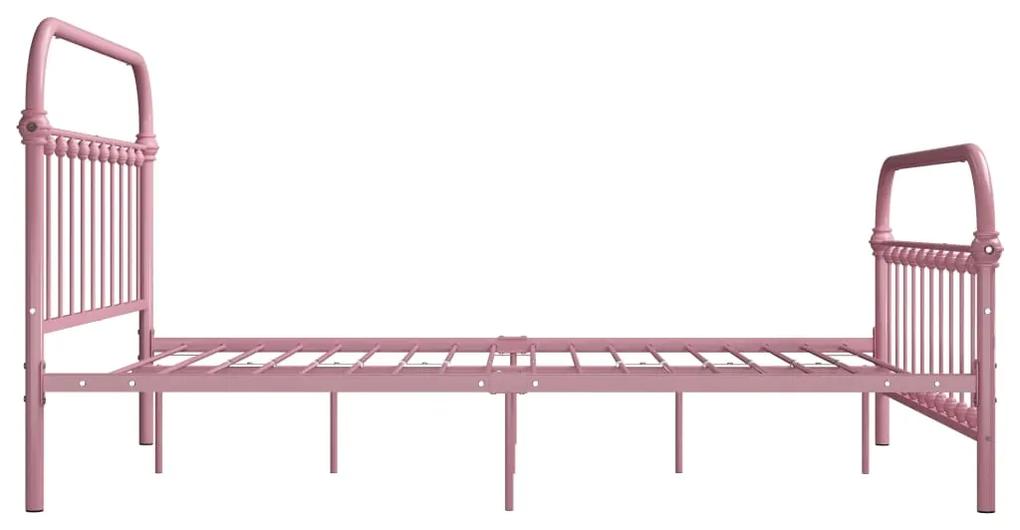 Giroletto rosa in metallo 140x200 cm