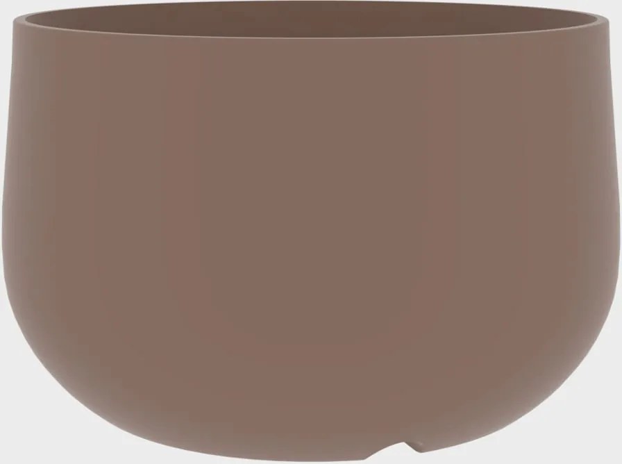 Vaso per piante e fiori URBANO ACAYA in polietilene tortora H 56 cm Ø 84 cm