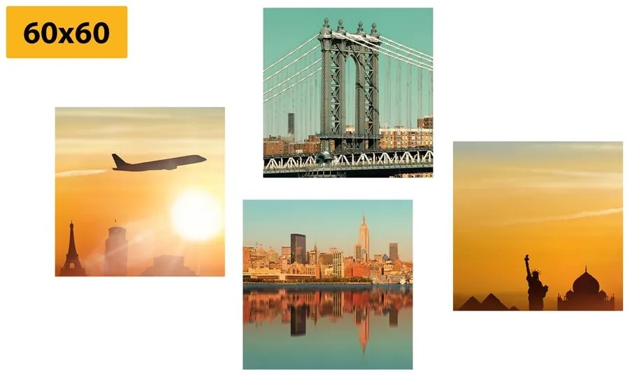 Set di quadri – Viaggio a New York