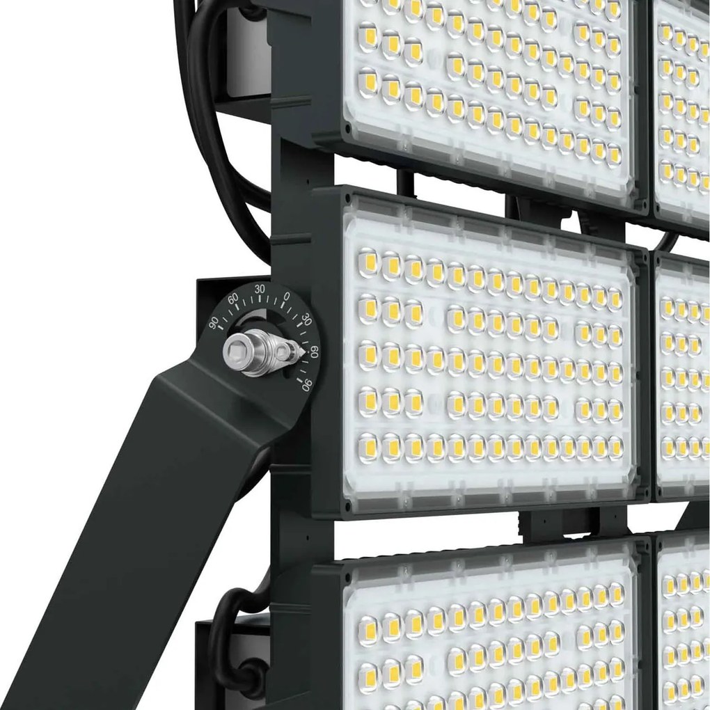 Faro Modulare LED 1.200W IP66 167lm/W No Flickering con driver Philips Colore Bianco Freddo 5.000K