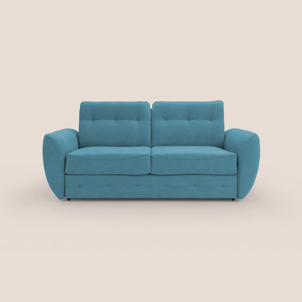 Zeus Divano letto scandinavo con schienale alto in tessuto impermeabile T02
