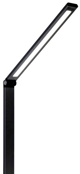 LED Lampada da tavolo con caricatore wireless LED/10W/230V nero