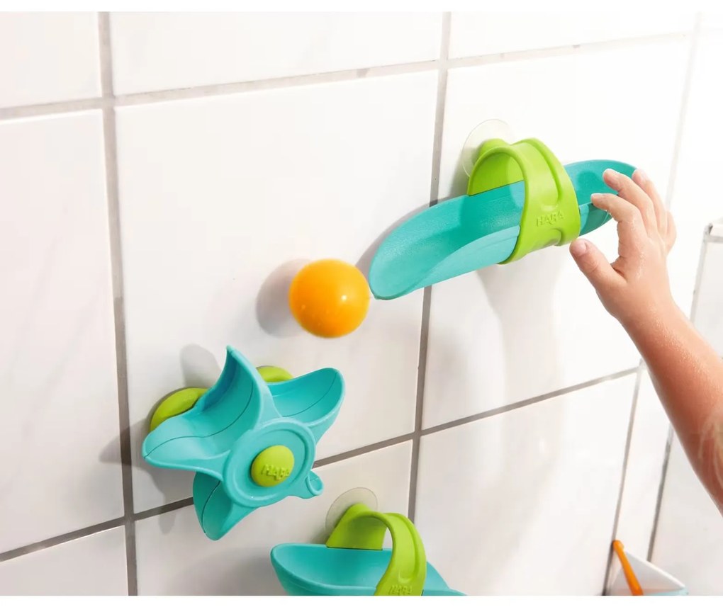 Pista per biglie da bagno - mulino ad acqua