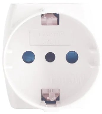 Adattatore multiplo LEXMAN, 3 prese, con spina 10 A, bianco