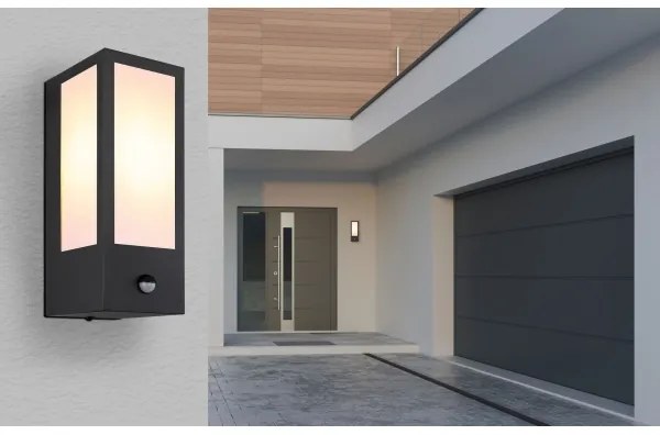 Globo 31980OS-Applique da esterno con sensore GUNDULA 1xE27/60W/230V IP44