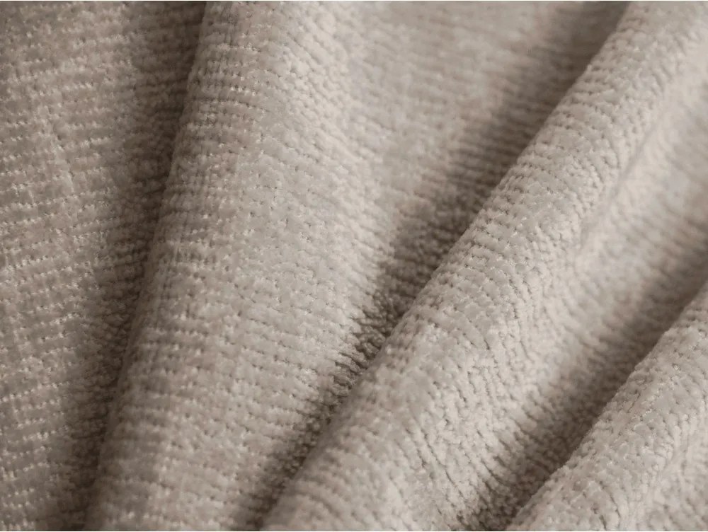 Letto singolo imbottito beige con contenitore con rete inclusa 90x200 cm Kaelle – Micadoni